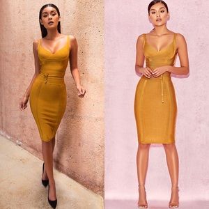House Of Cb Belice Ginger Tie Waist 